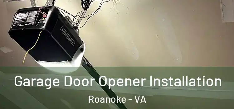  Garage Door Opener Installation Roanoke - VA