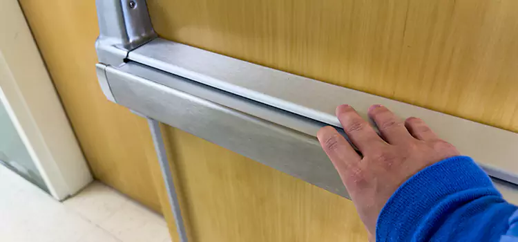 Installing a Push Bar on a Door Roanoke